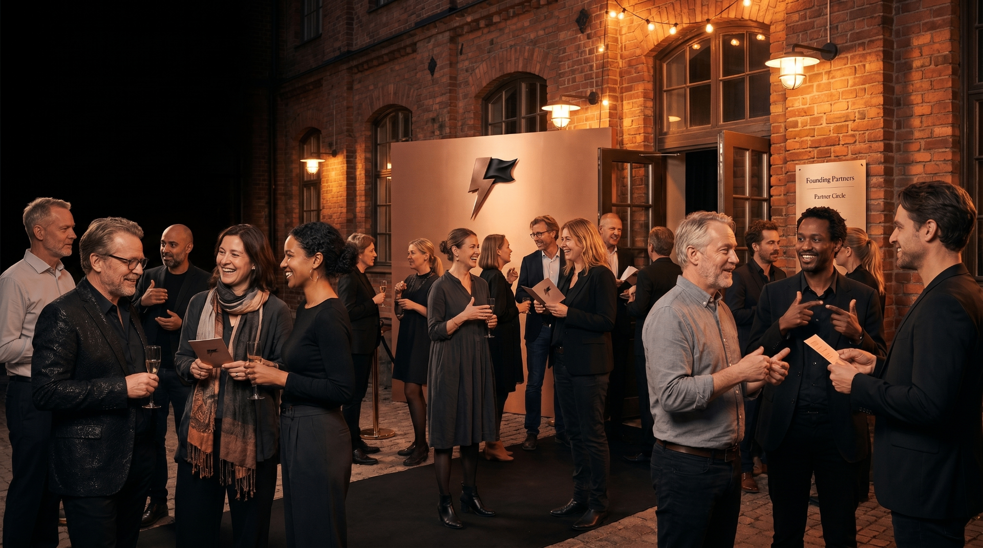 PIFF founding partners gathered at the festival reception in Stockholm